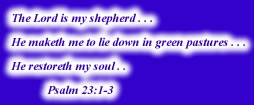 Click here to link to non-graphical text of Psalm 23:1-3.